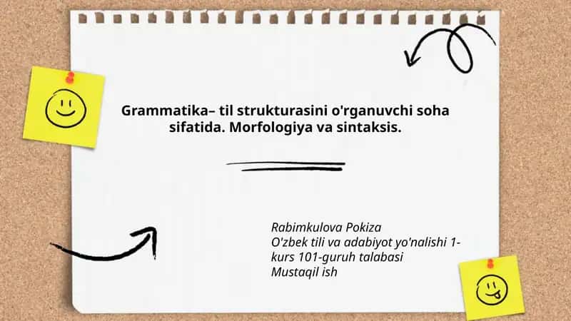 O'zbek tili va adabiyot