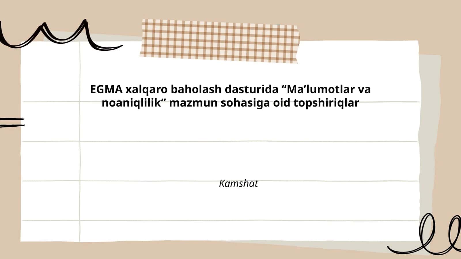 Statistik ma'lumotlar to'plami