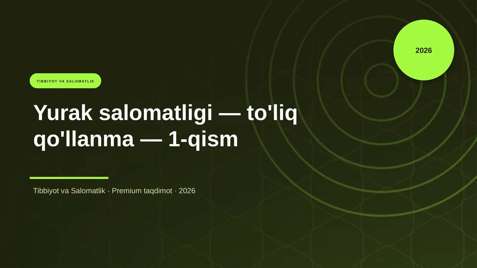 Yurak salomatligi