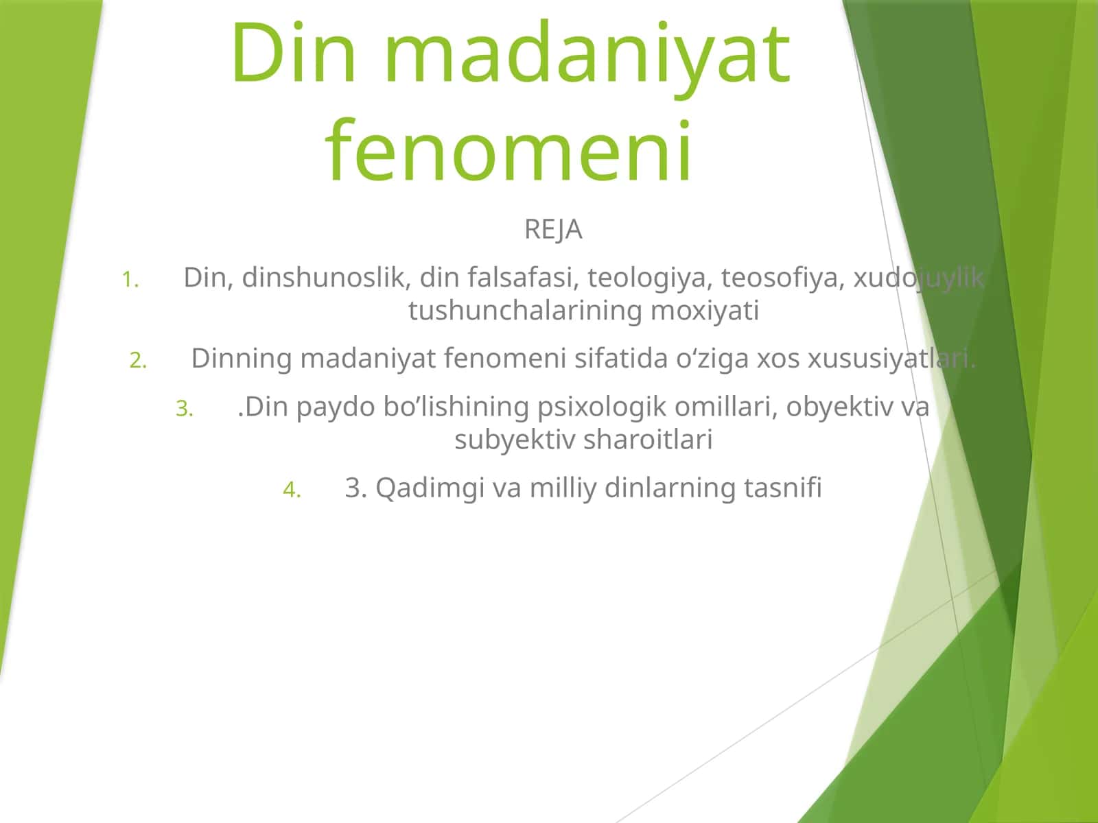 Din madaniyat fenomeni