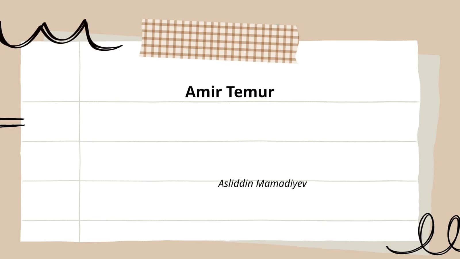 Amir Temur
