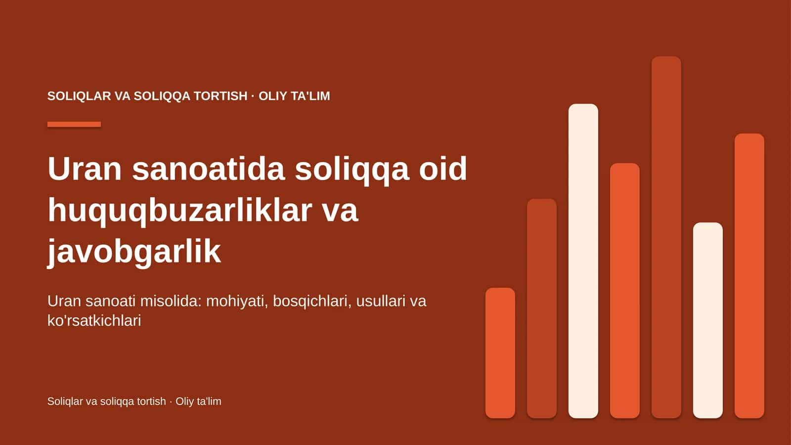 uran sanoatida soliqqa oid huquqbuzarliklar va javobgarlik 8695