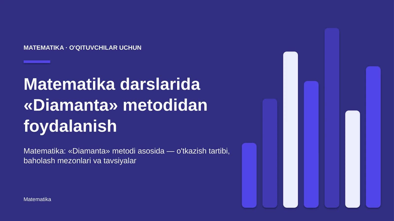 matematika darslarida diamanta metodidan foydalanish 5614