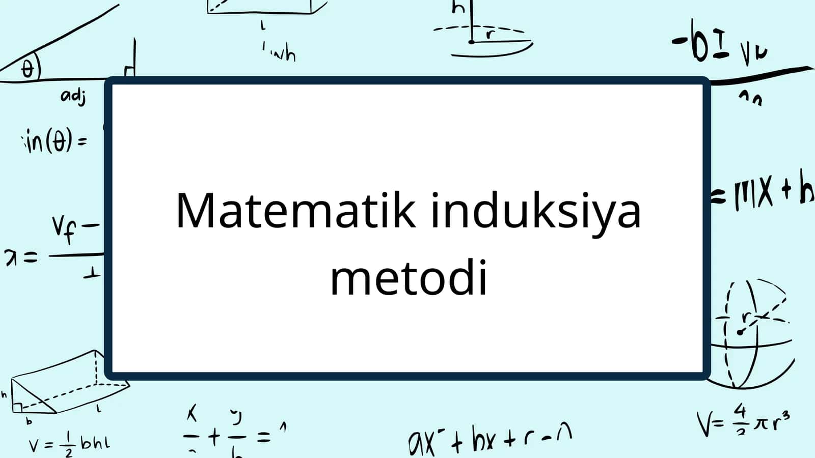 Matematik induksiya metodi