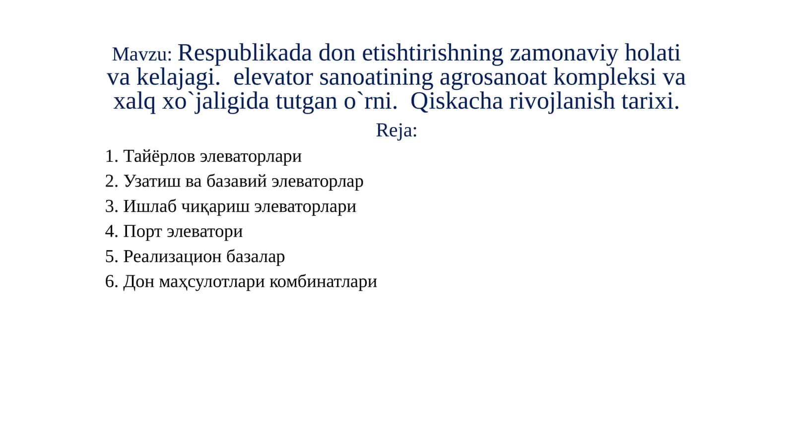 Республикада дон etishtirish
