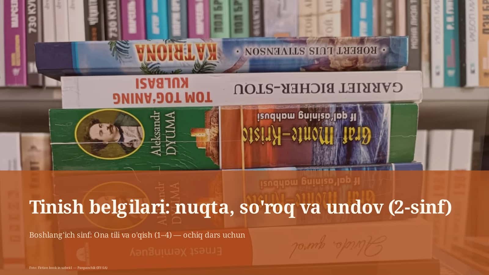 Ona tili va o'qish (1–4) — ochiq dars uchun