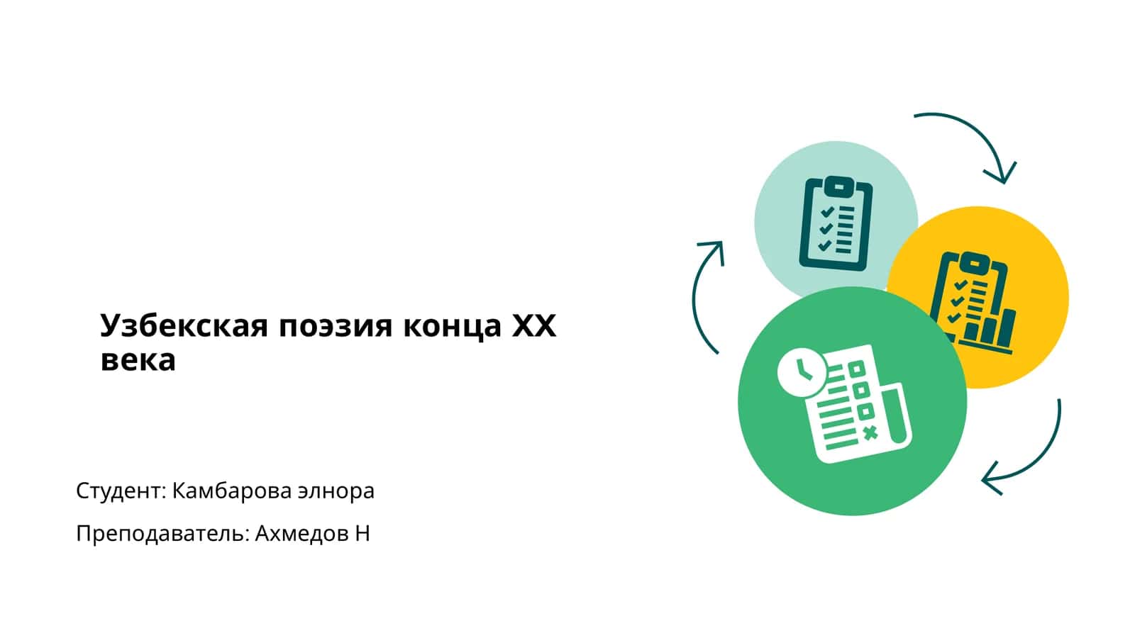 Узбекская поэзия конца XX века