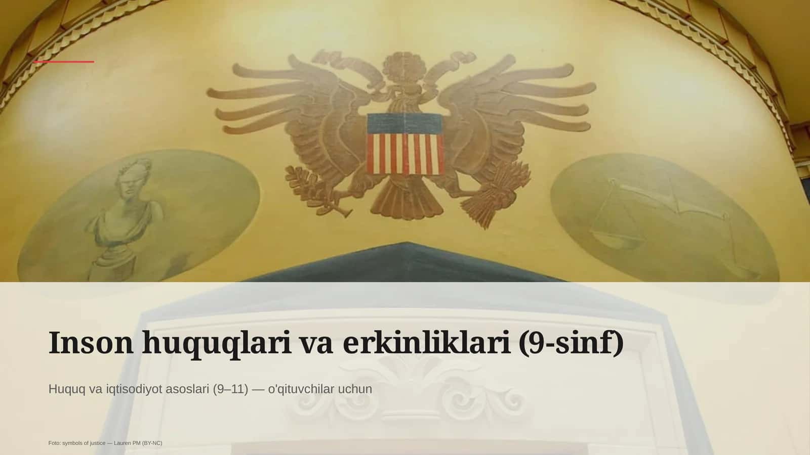 Inson huquqlari va erkinliklari (9-sinf)