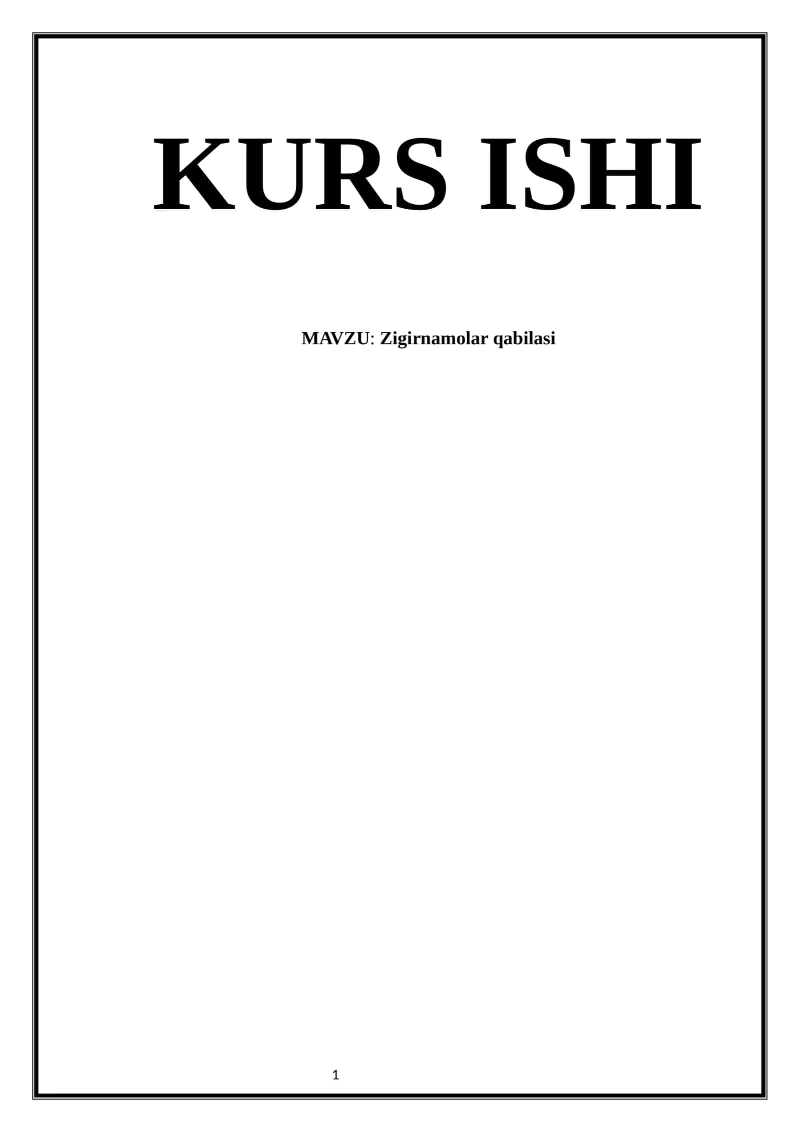 Zigirnamolar qabilasi