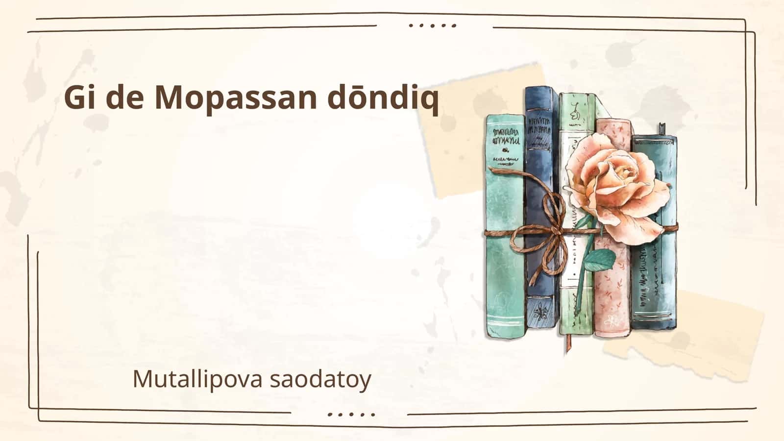 Gi de Mopassan dōndiq