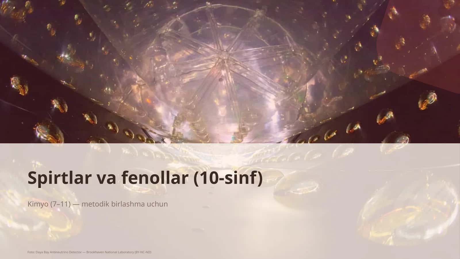 Spirtlar va fenollar (10-sinf)
