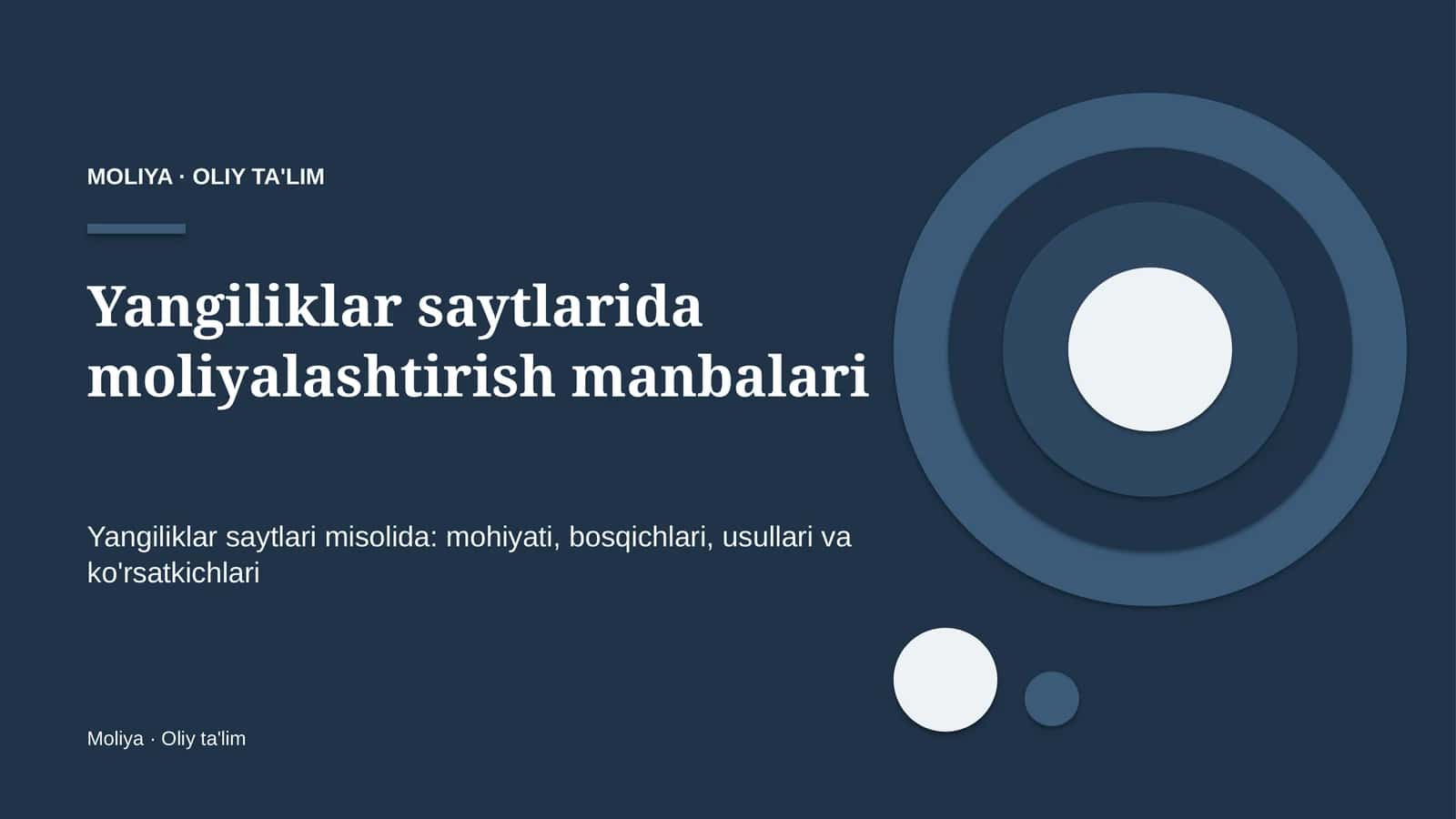 yangiliklar saytlarida moliyalashtirish manbalari 9758