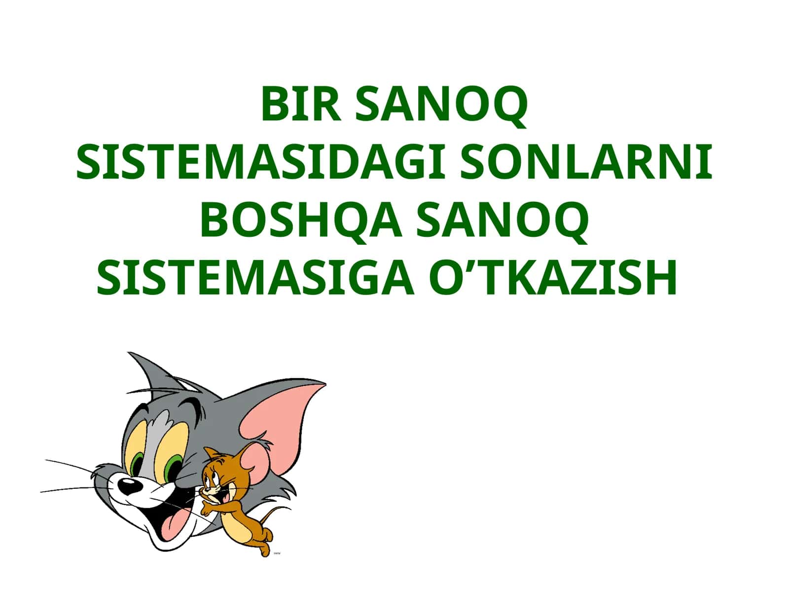 Birsanoqsistemasidagisonlarniboshqasanoqsistemasigao’tkazish