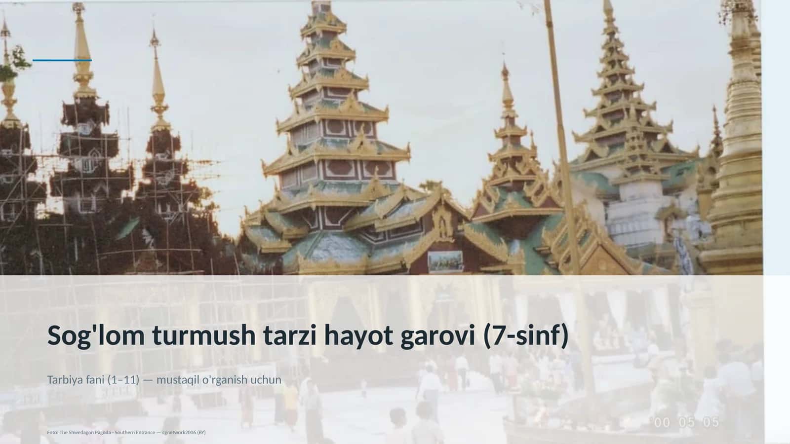 Sog'lom turmush tarzi hayot garovi (7-sinf)
