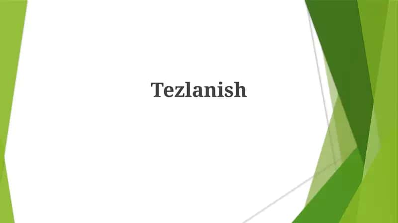 Tezlanish