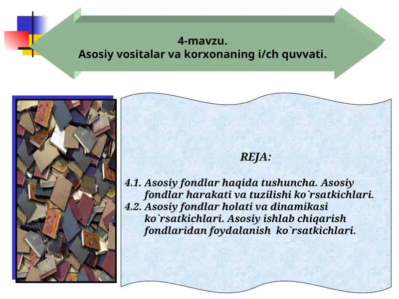Asosiy Fondlar