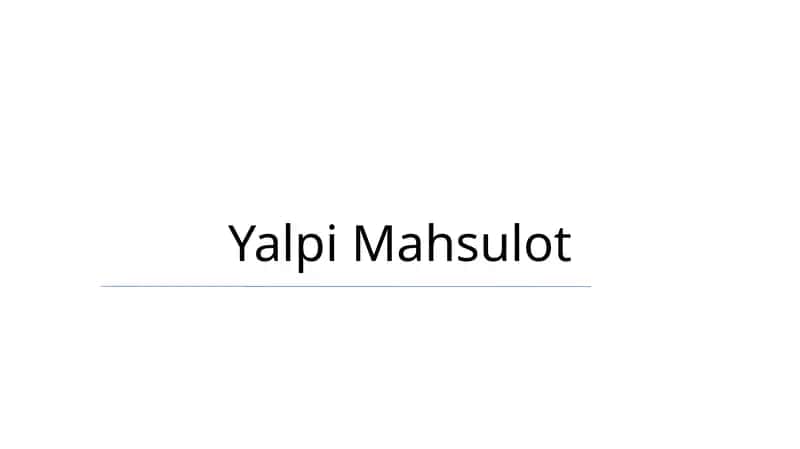 Yalpi Mahsulot