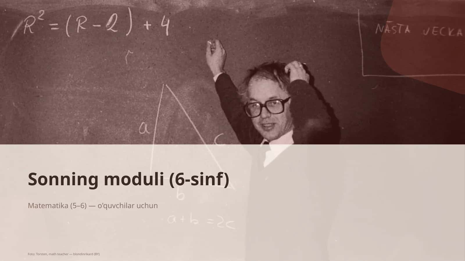 Sonning moduli (6-sinf)