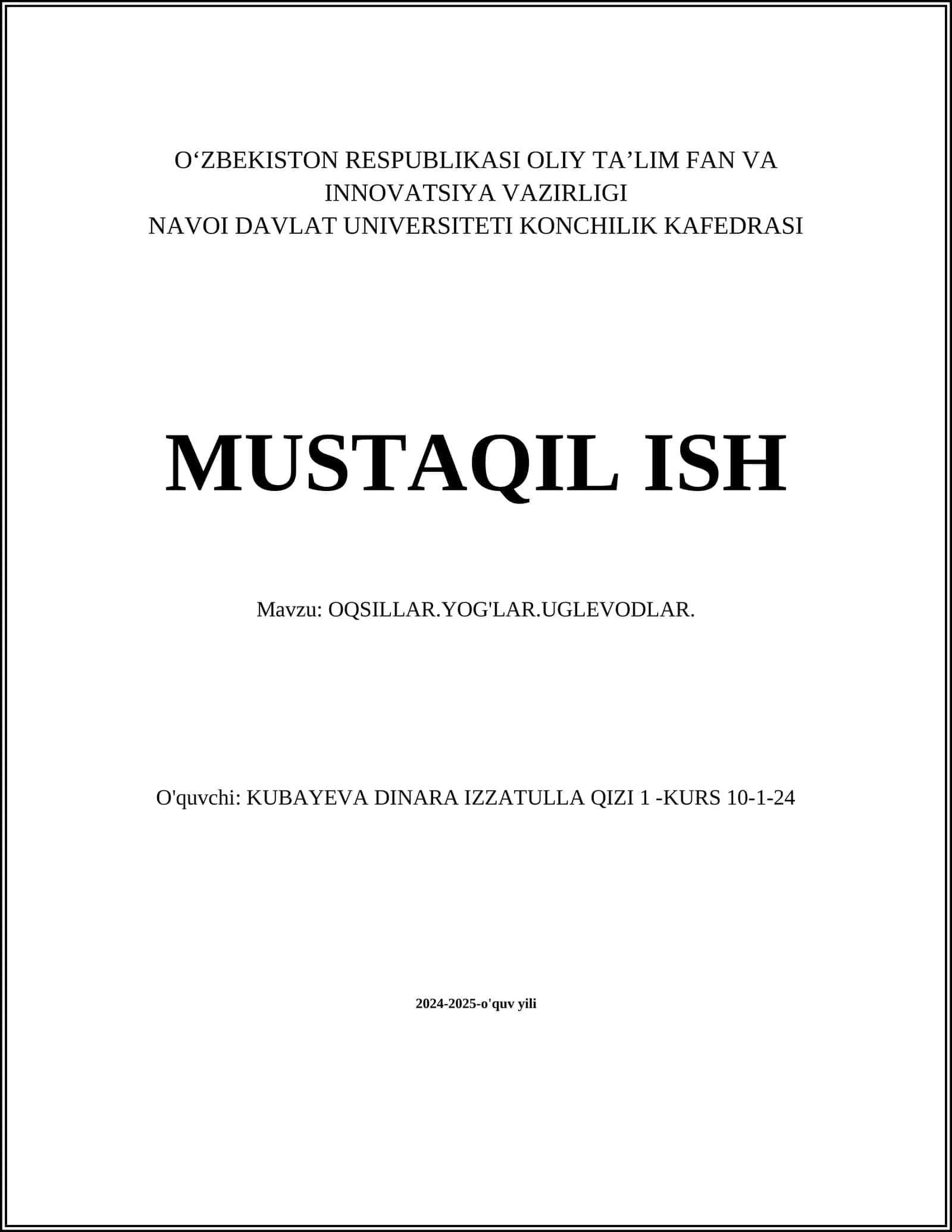 Oqsillar va ularning tuzilishi