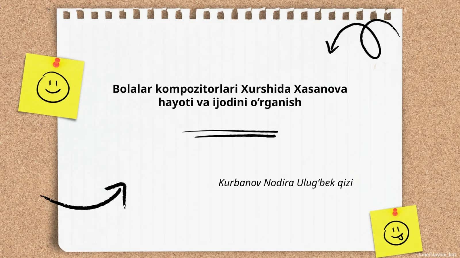 Xurshida Xasanova hayoti va ijodi