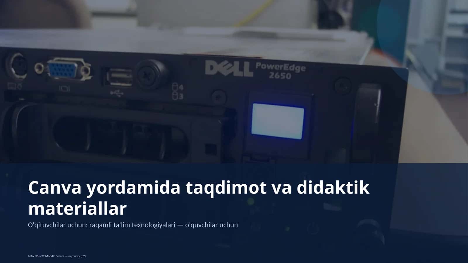 Canva yordamida taqdimot va didaktik materiallar