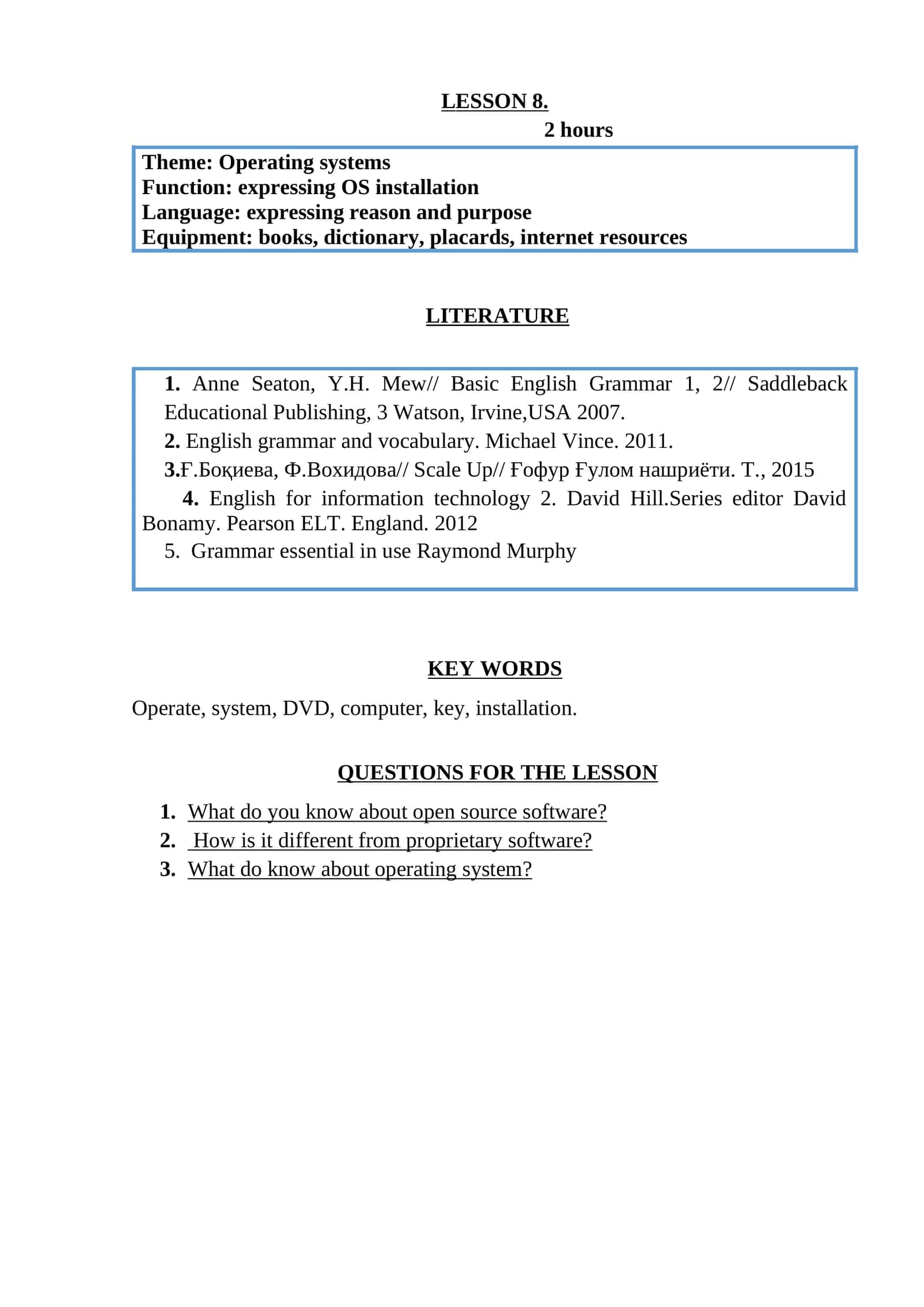 Operating systems