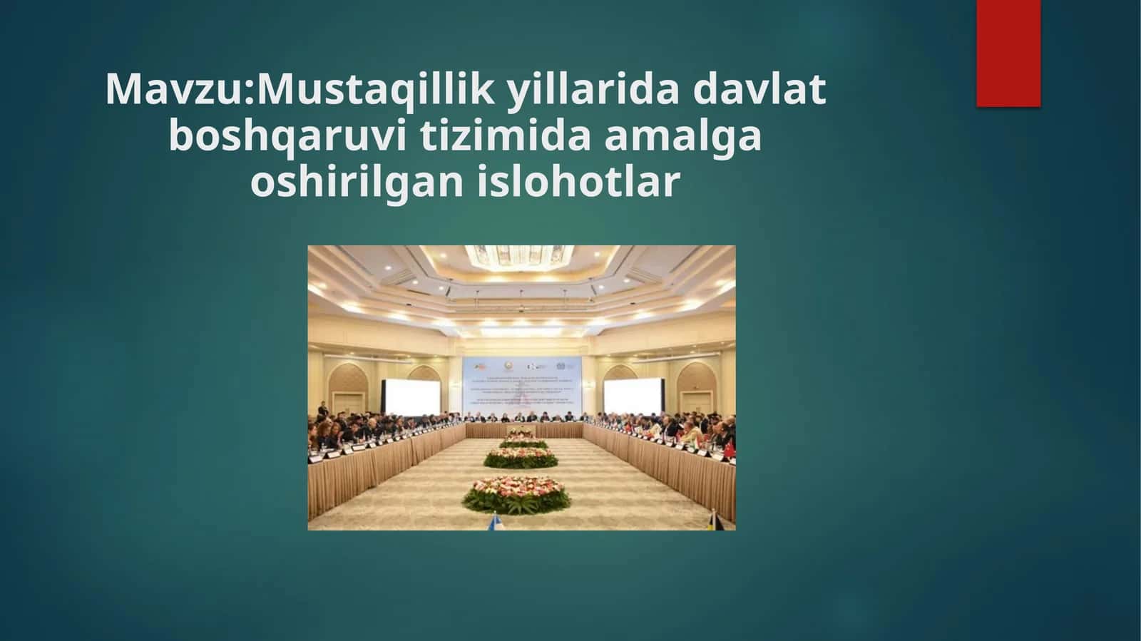 Mustaqillik yillari davlat boshqaruv tizimida amalga oshirilgan islohotlar