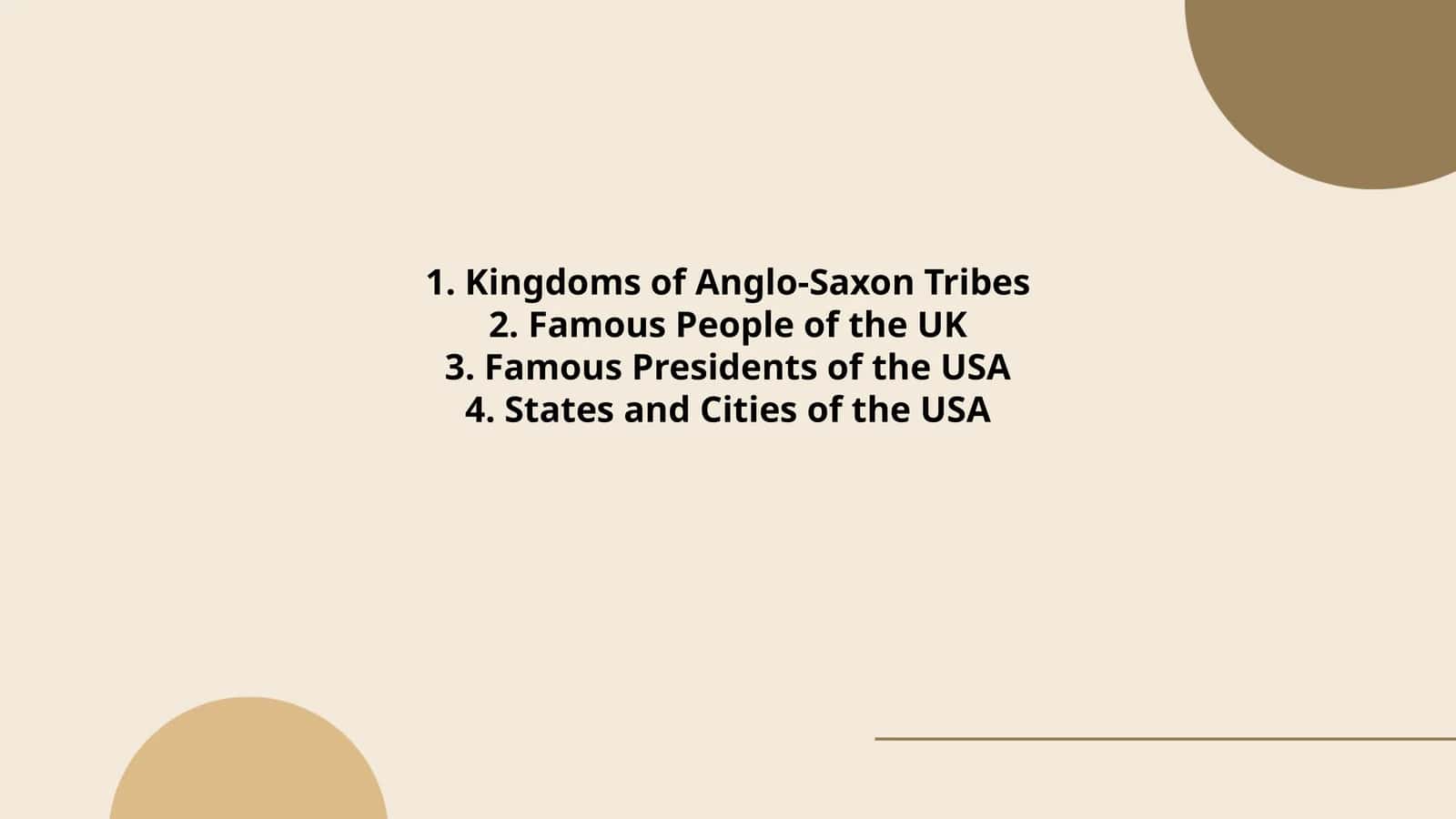 Kingdoms of Anglo-Saxon Tribes