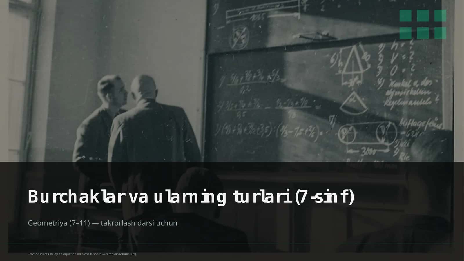 Geometriya (7-11) — takrorlash darsi