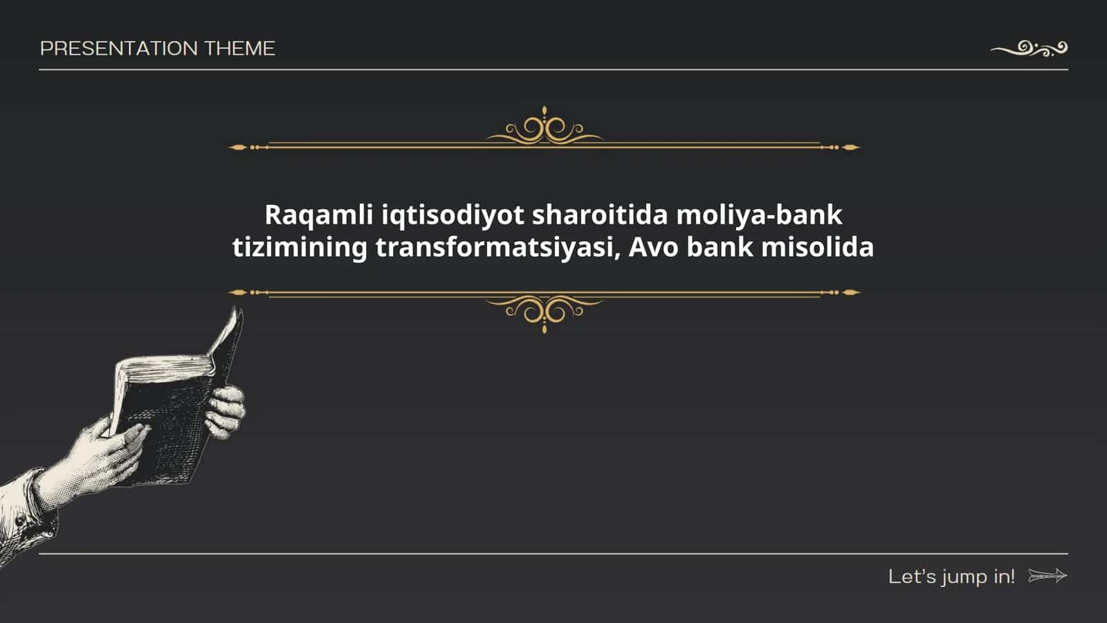 Raqamli iqtisodiyot sharoitida moliya-bank tizimining transformatsiyasi, Avo bank misolida