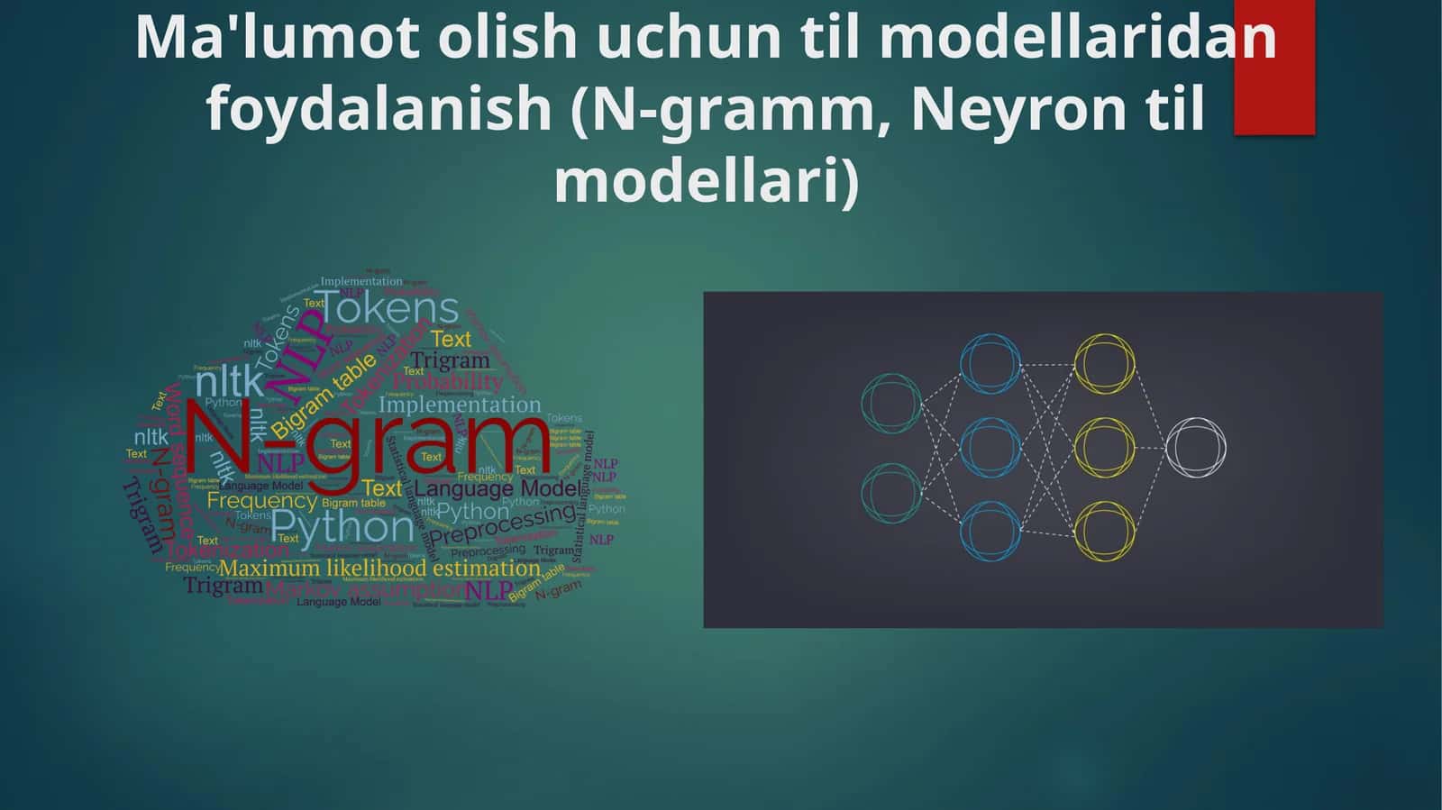 Ma'lumot olish uchun til modellaridan foydalanish (N-gramm, Neyron til modellari)