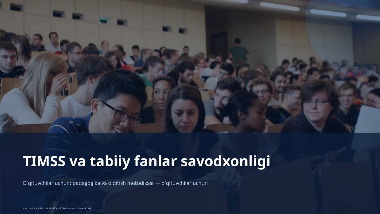 TIMSS va tabiiy fanlar savodxonligi