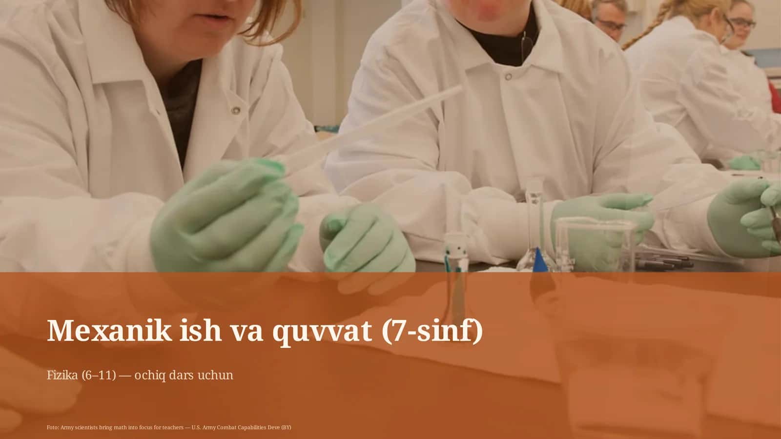 Mexanik ish va quvvat (7-sinf)