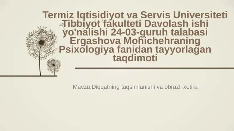 Slayd mustaqil taʼlim