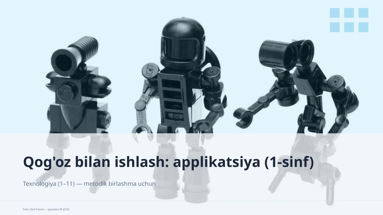 Qog'oz bilan ishlash: applikatsiya (1-sinf)