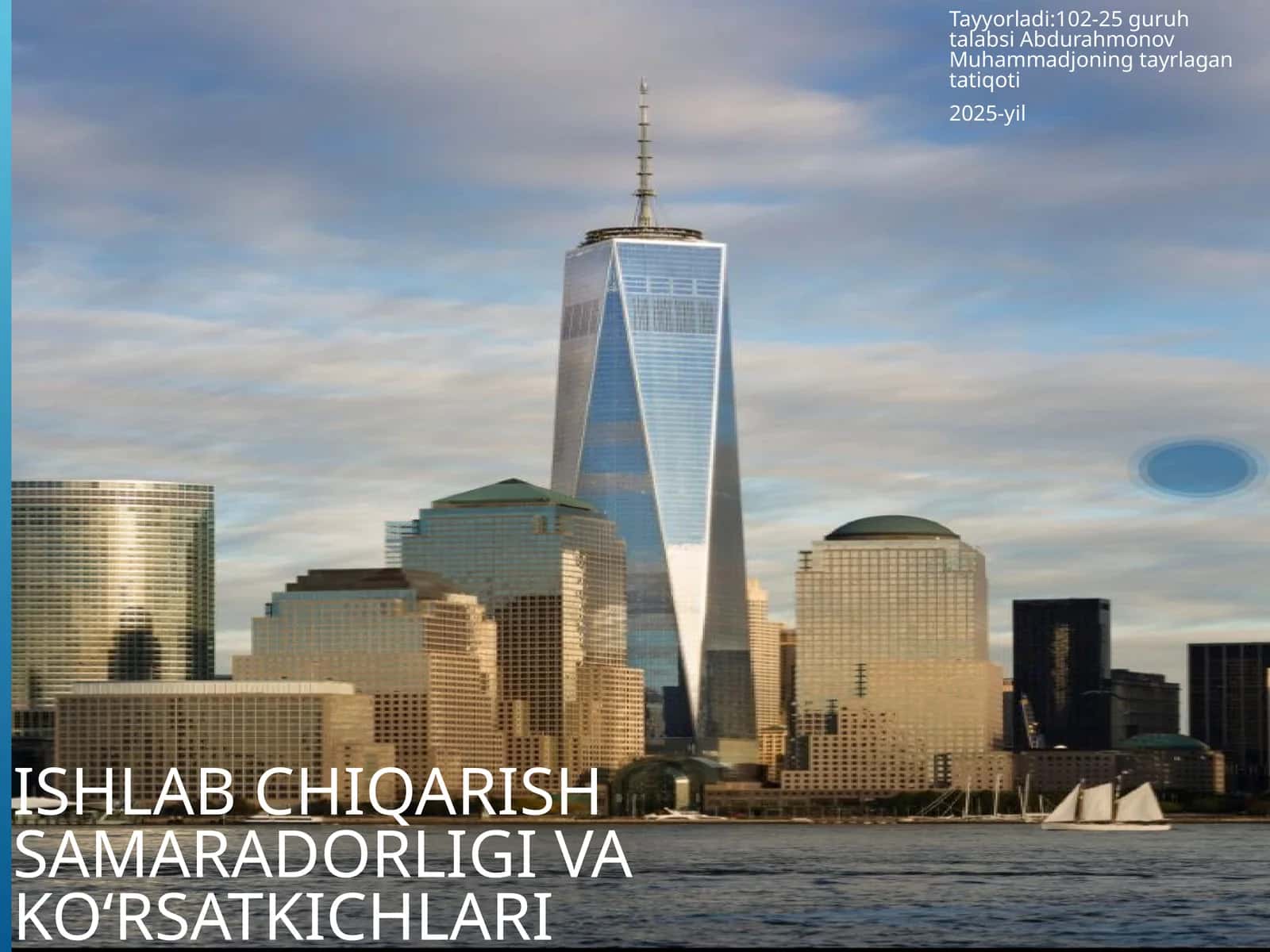 Ishlabchiqarish samaradorligi