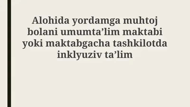 Inklusiv ta'lim