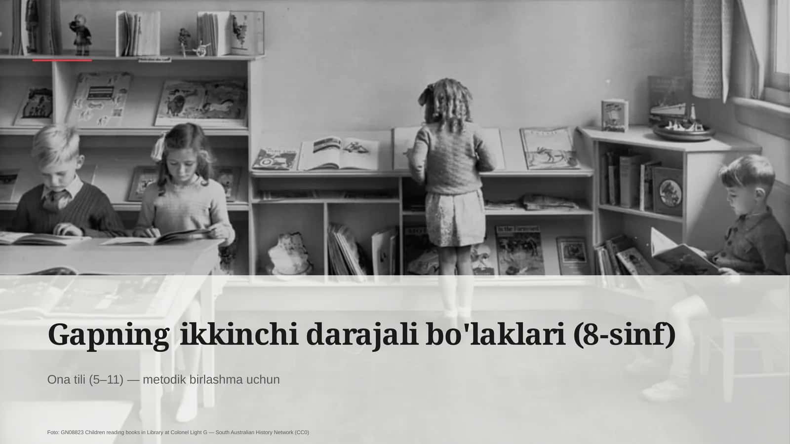 Gapning ikkinchi darajali bo'laklari (8-sinf)