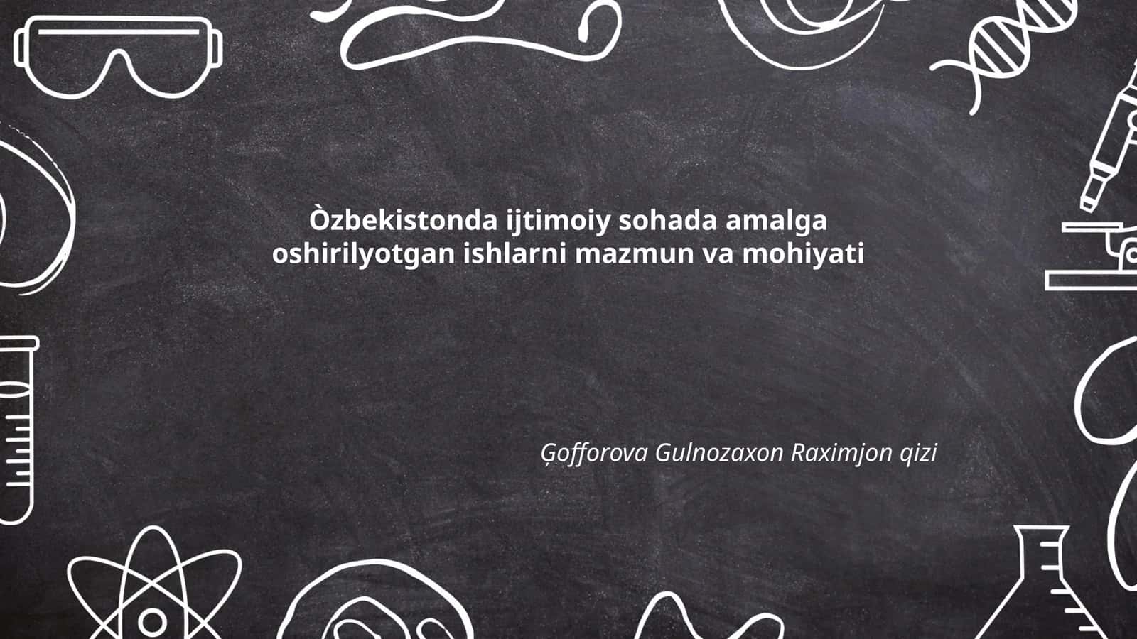 Ta'lim tizimida islohotlar