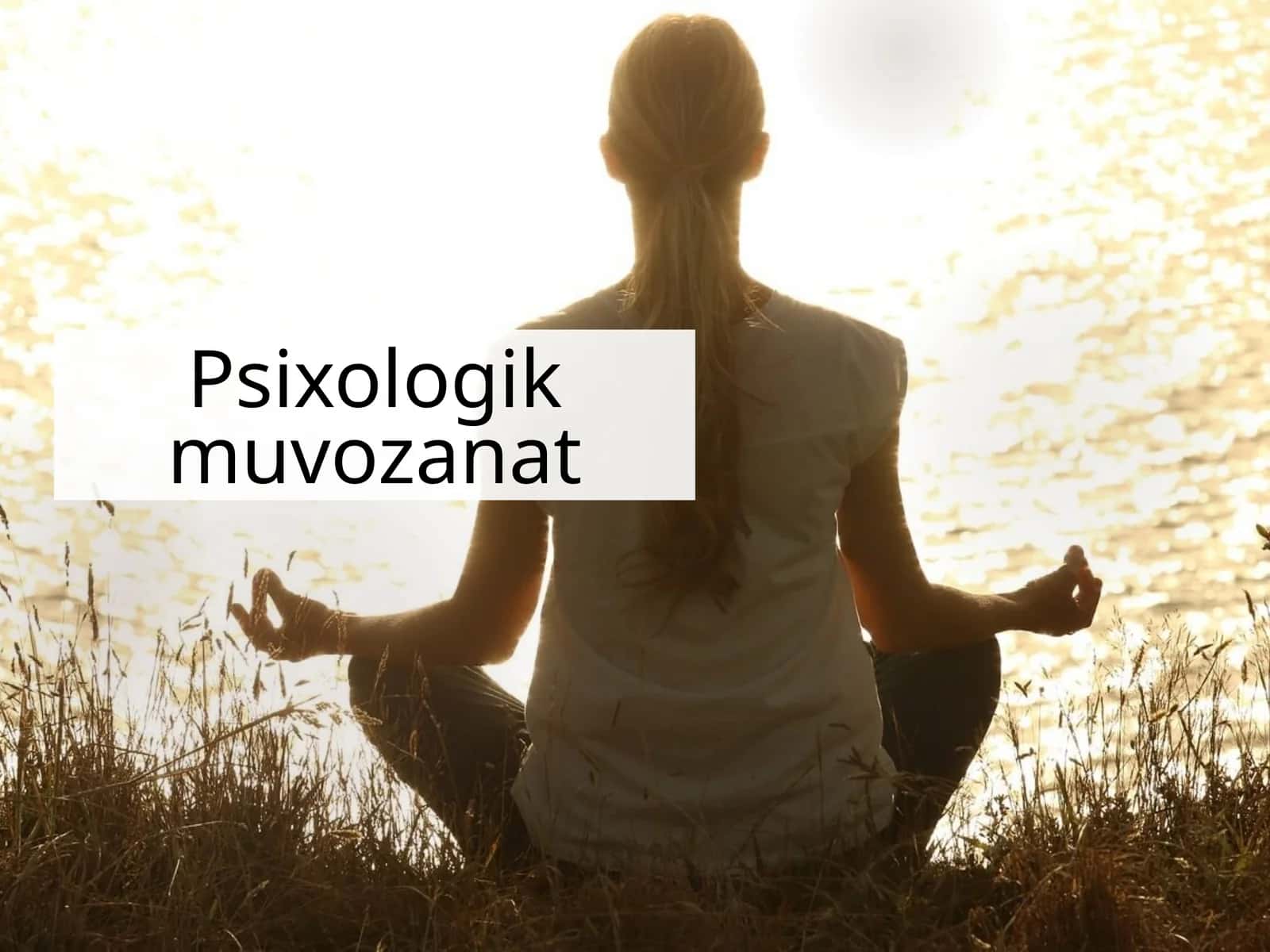 Hayot xavfsizligi asoslari - Psixologik muvozanat