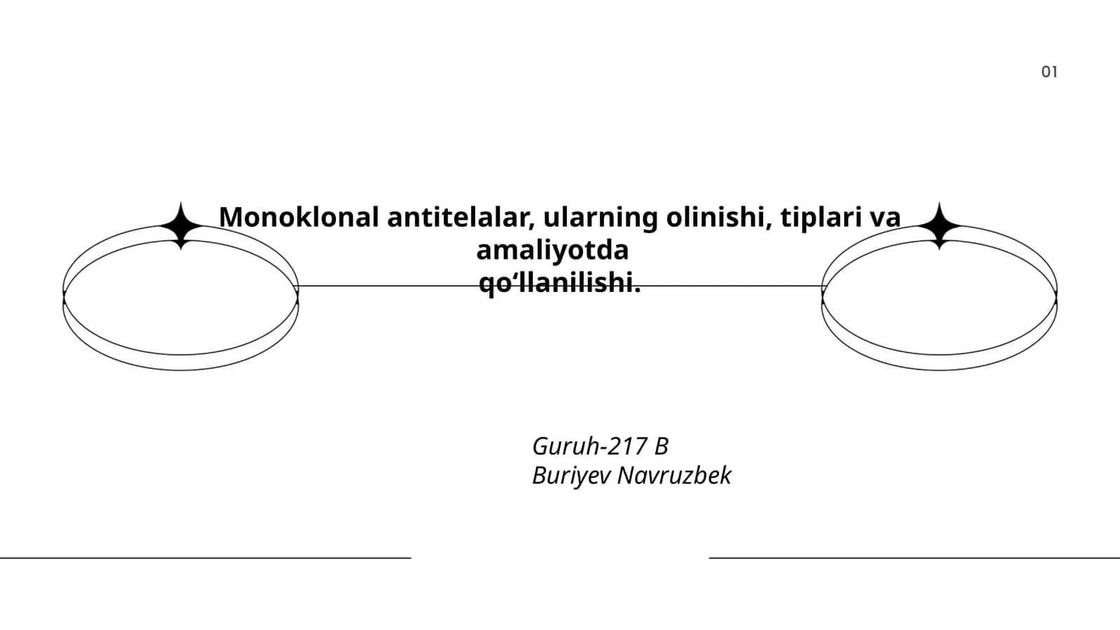 Monoklonal antitelalar, ularning olinishi, tiplari va amaliyotda qo‘llanilishi
