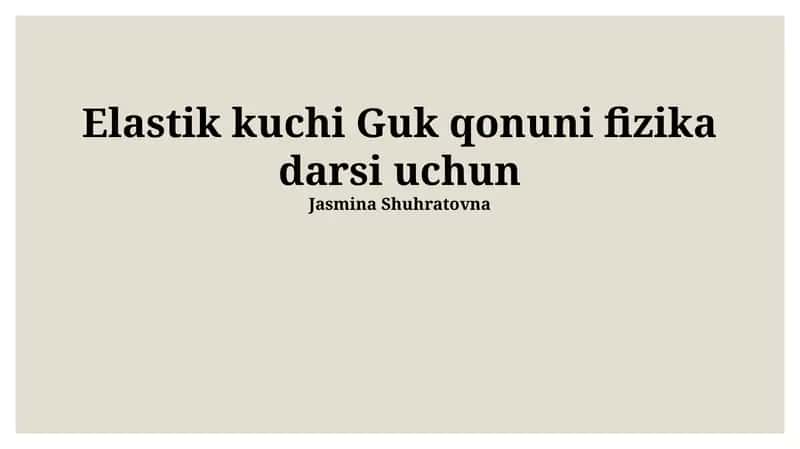 Hukning Qonuni: Qo'llanilishi va Chegaralanishi
