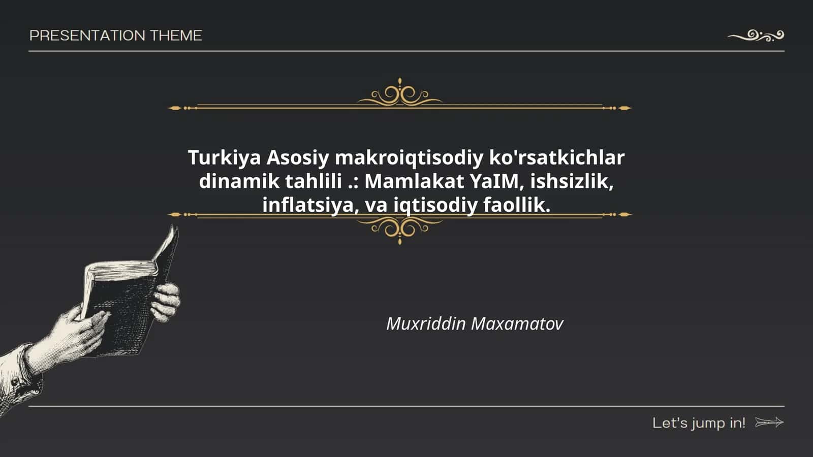 Turkiya Asosiy makroiqtisodiy ko'rsatkichlar dinamik tahlili