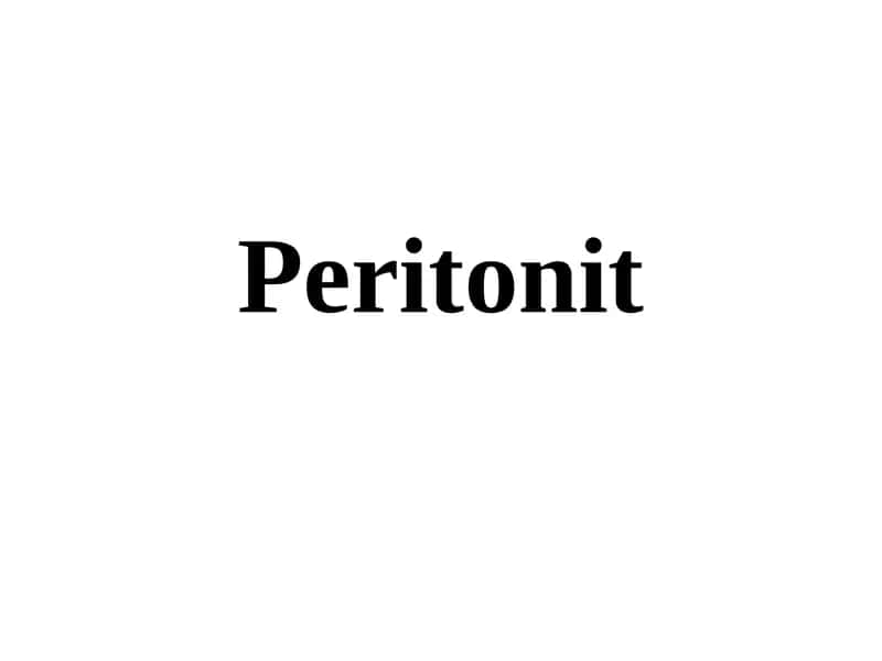 Peritonit