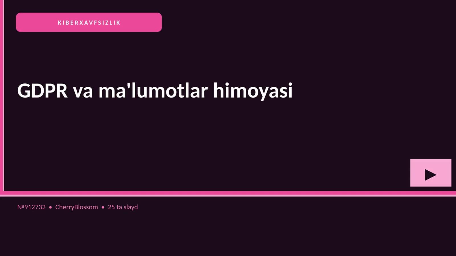 KIBERXAVFSIZLIK