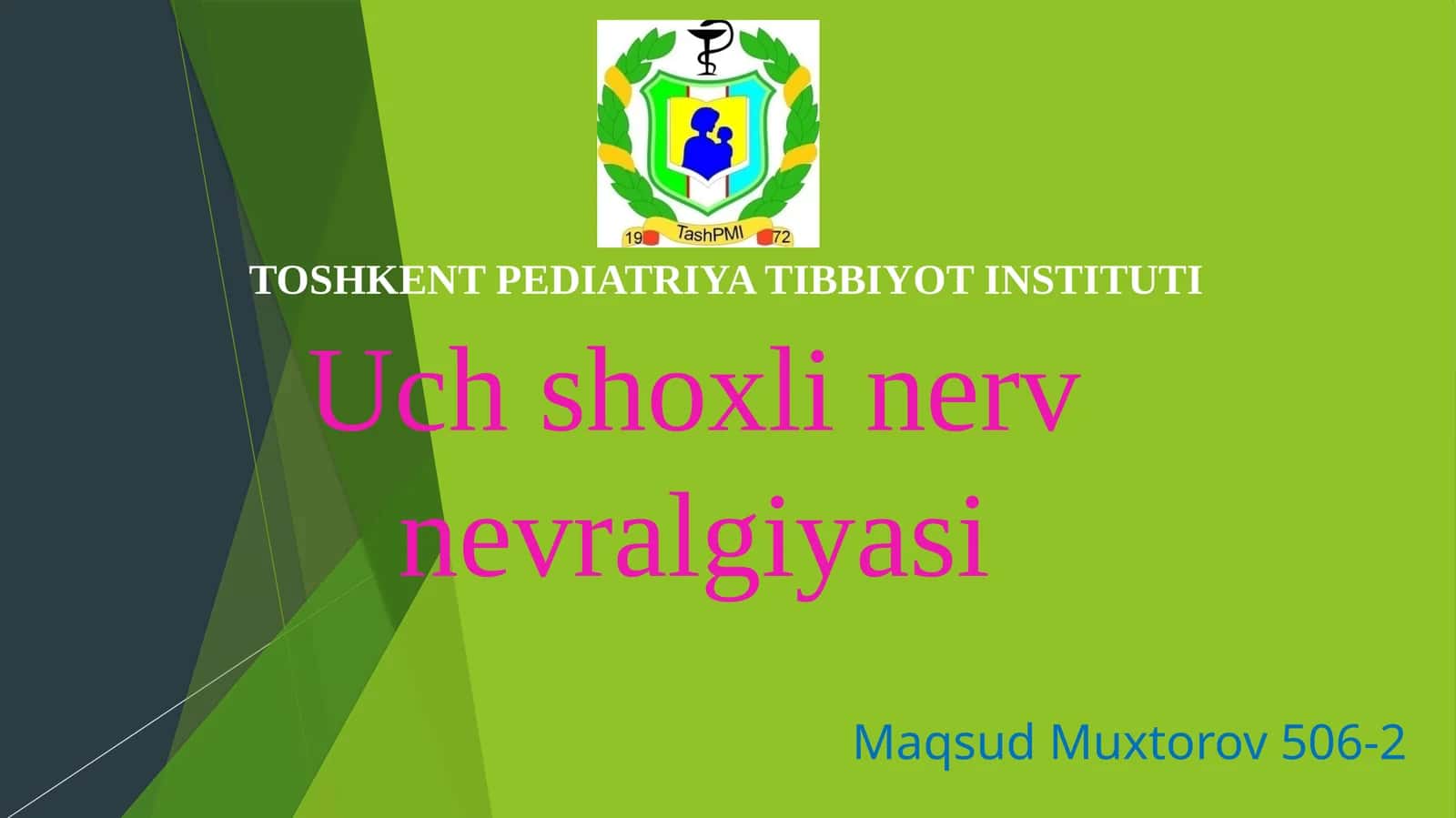 Uch shoxli nerv nevralgiyasi