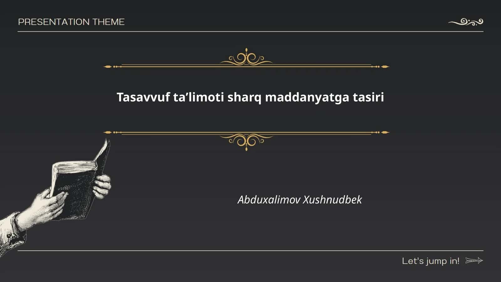 Tasavvuf taʼlimoti Sharq adabiyotiga taʼsiri