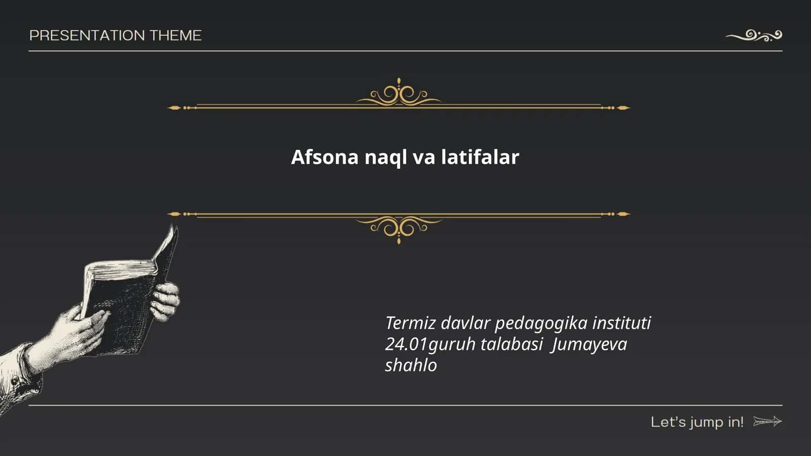 Afsona naql va latifalar