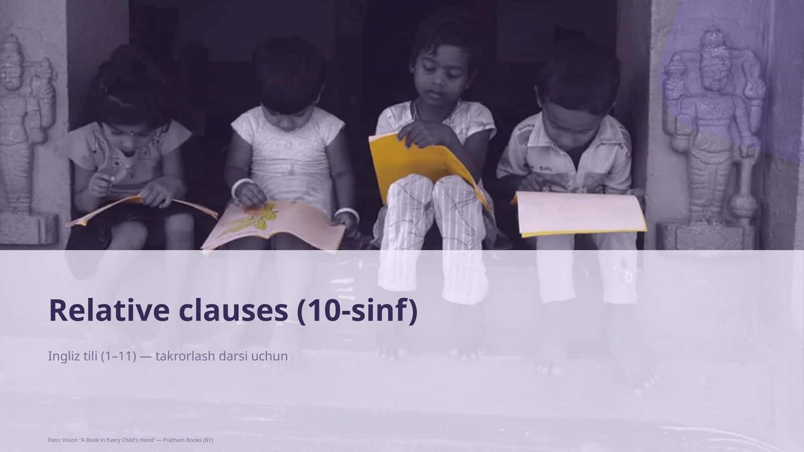 Relative clauses (10-sinf)