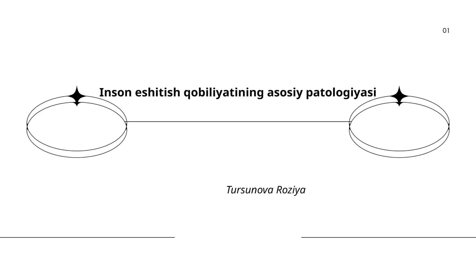 Inson eshitish qobiliyatining asosiy patologiyasi